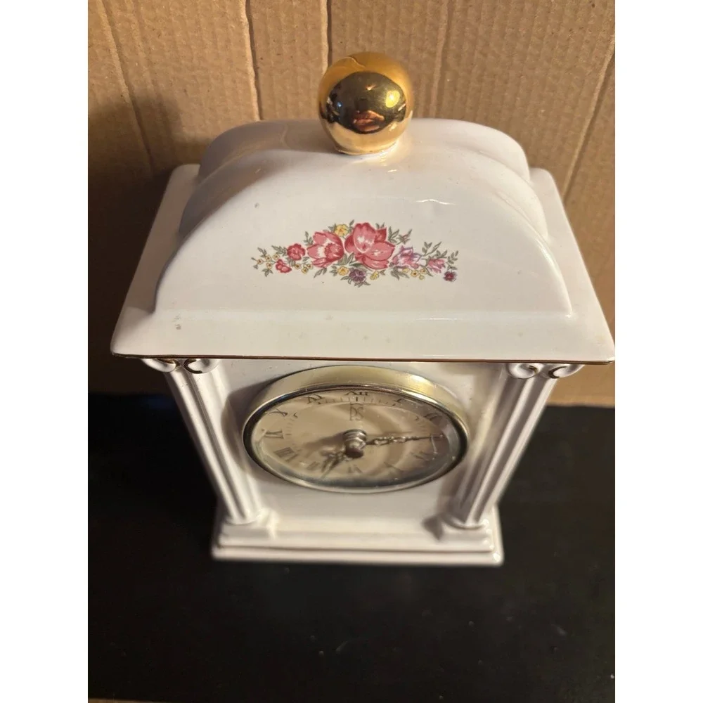 Porcelain Ceramic Quartz  Clock Paul Sebastian Limited Edition  1993 Excellent